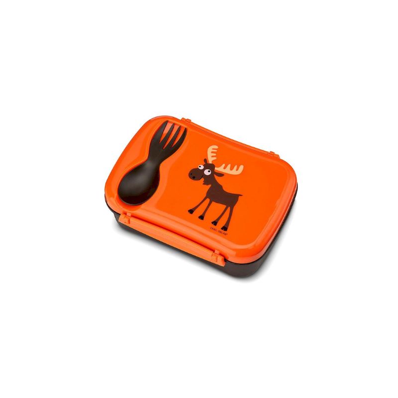 Caja de Almuerzo N'ice Box Kids Vaca Reno Naranja