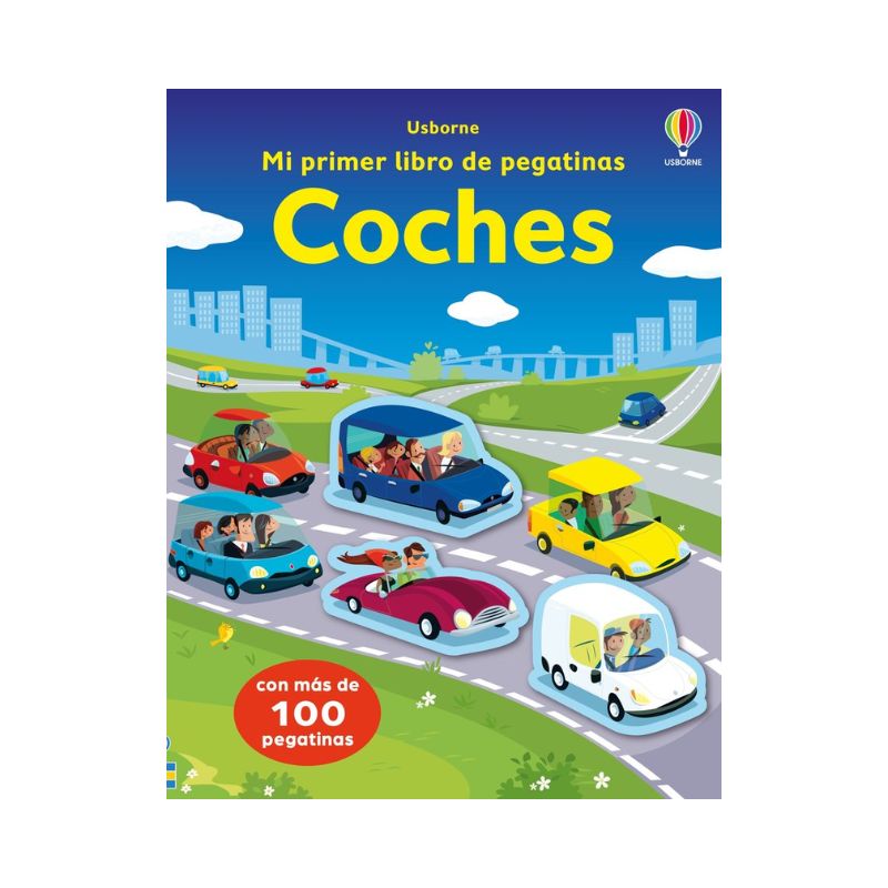 Mi primer libro de pegatinas -Coches