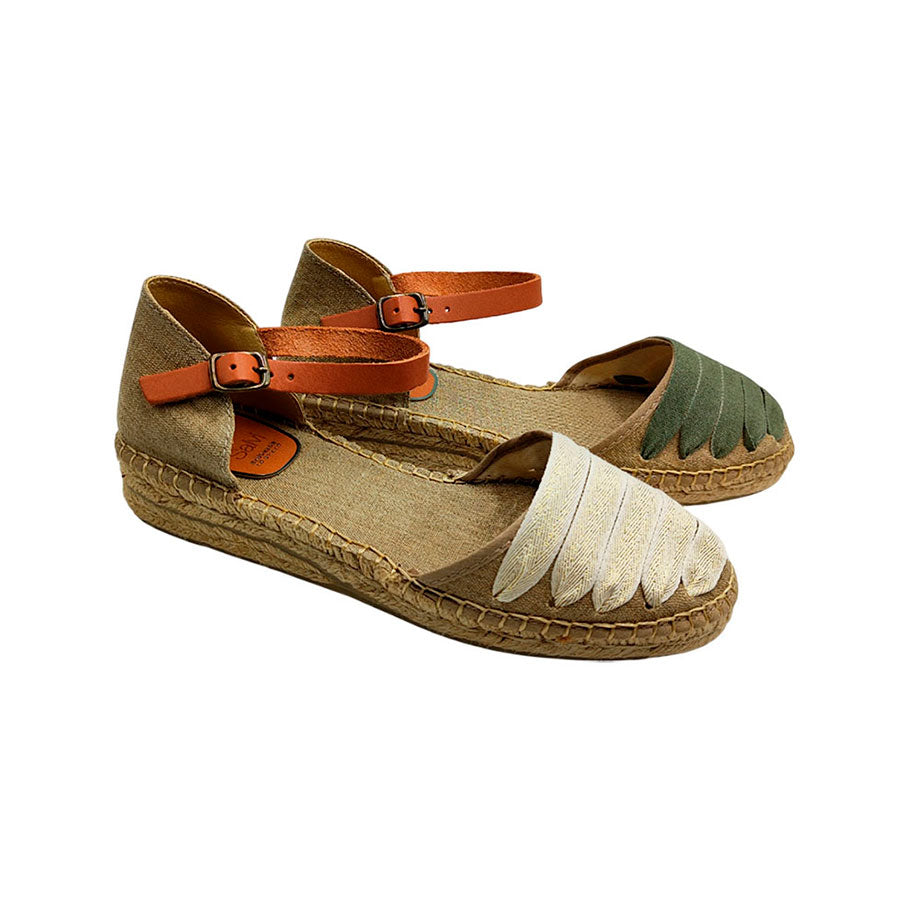 Alpargata cuña baja con hebilla Salvi Calzados