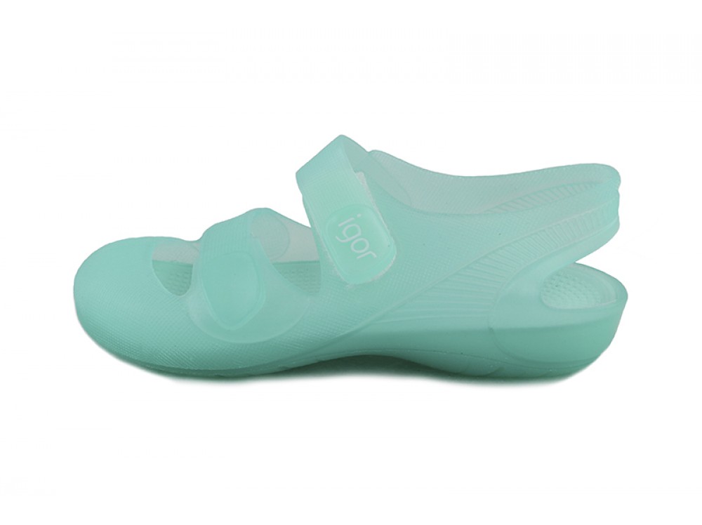 Cangrejera verde agua con velcro Igor