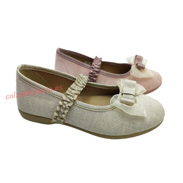 Bailarina lona con lazo de tul Vulca-Bicha