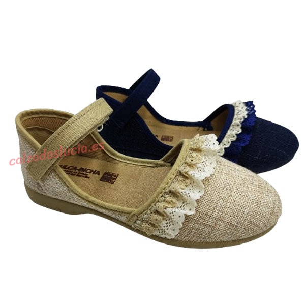 Bailarina de lino y puntilla Vulca-Bicha