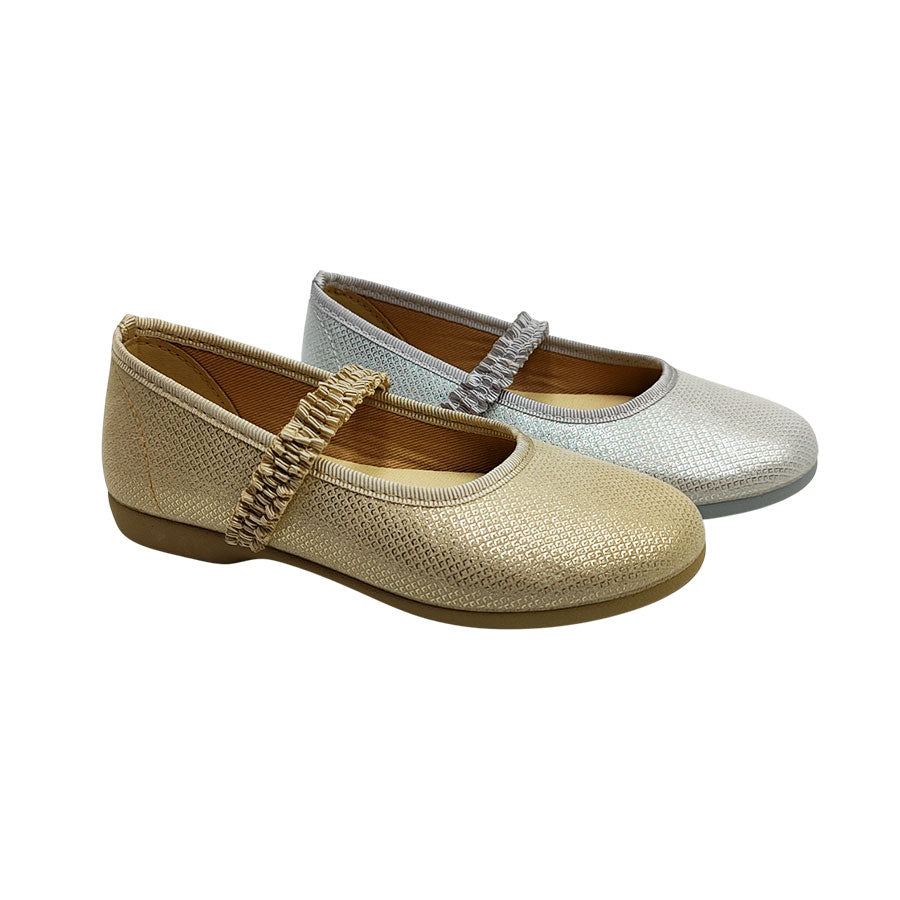 Bailarina lisa metalizada de niña Vulca-Bicha