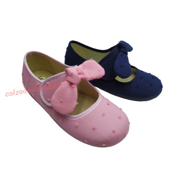 Coqueta bailarina con lazo y bordados Vul-Peques