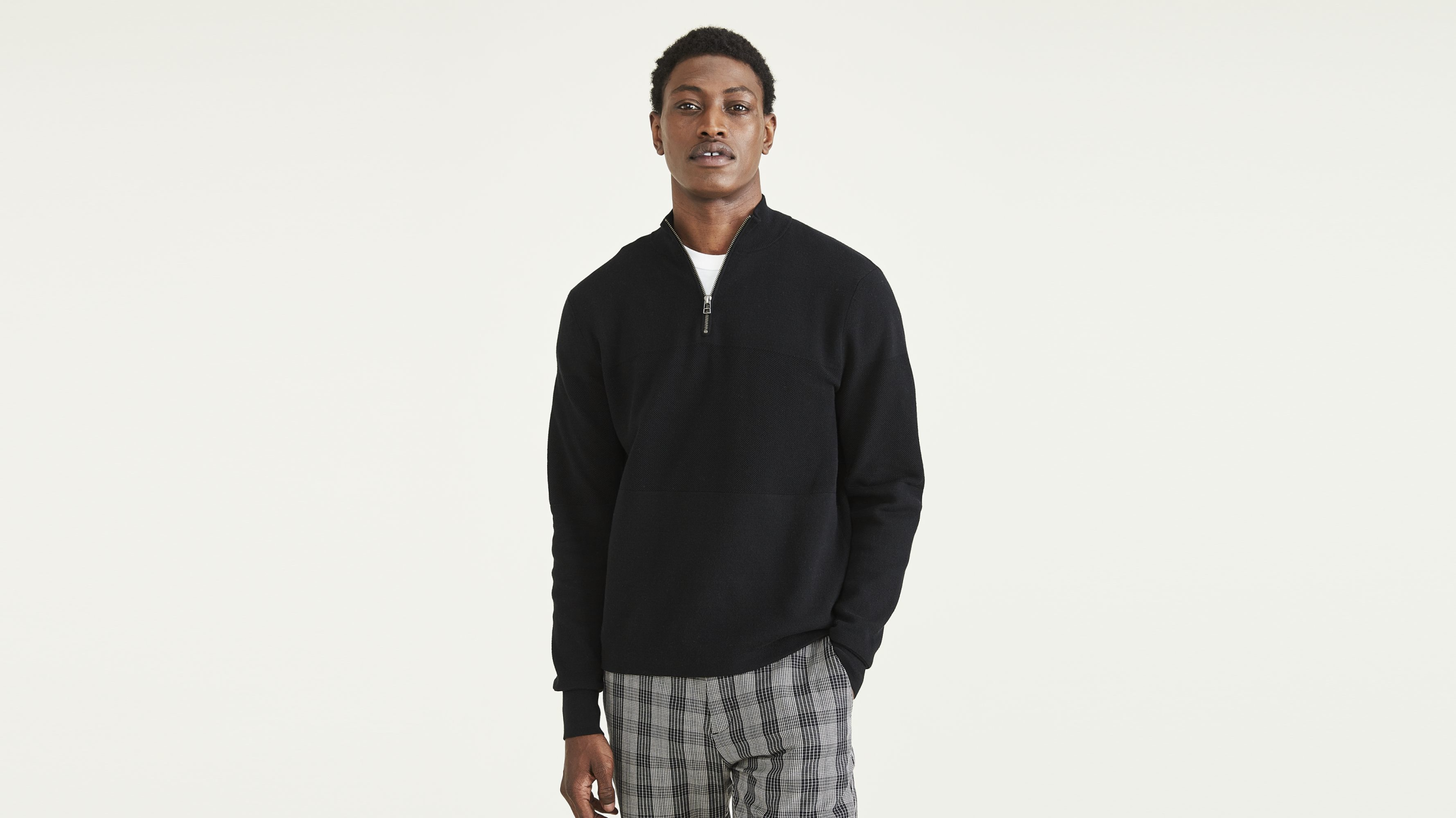 Quarter Zip Sweater, Regular Fit
