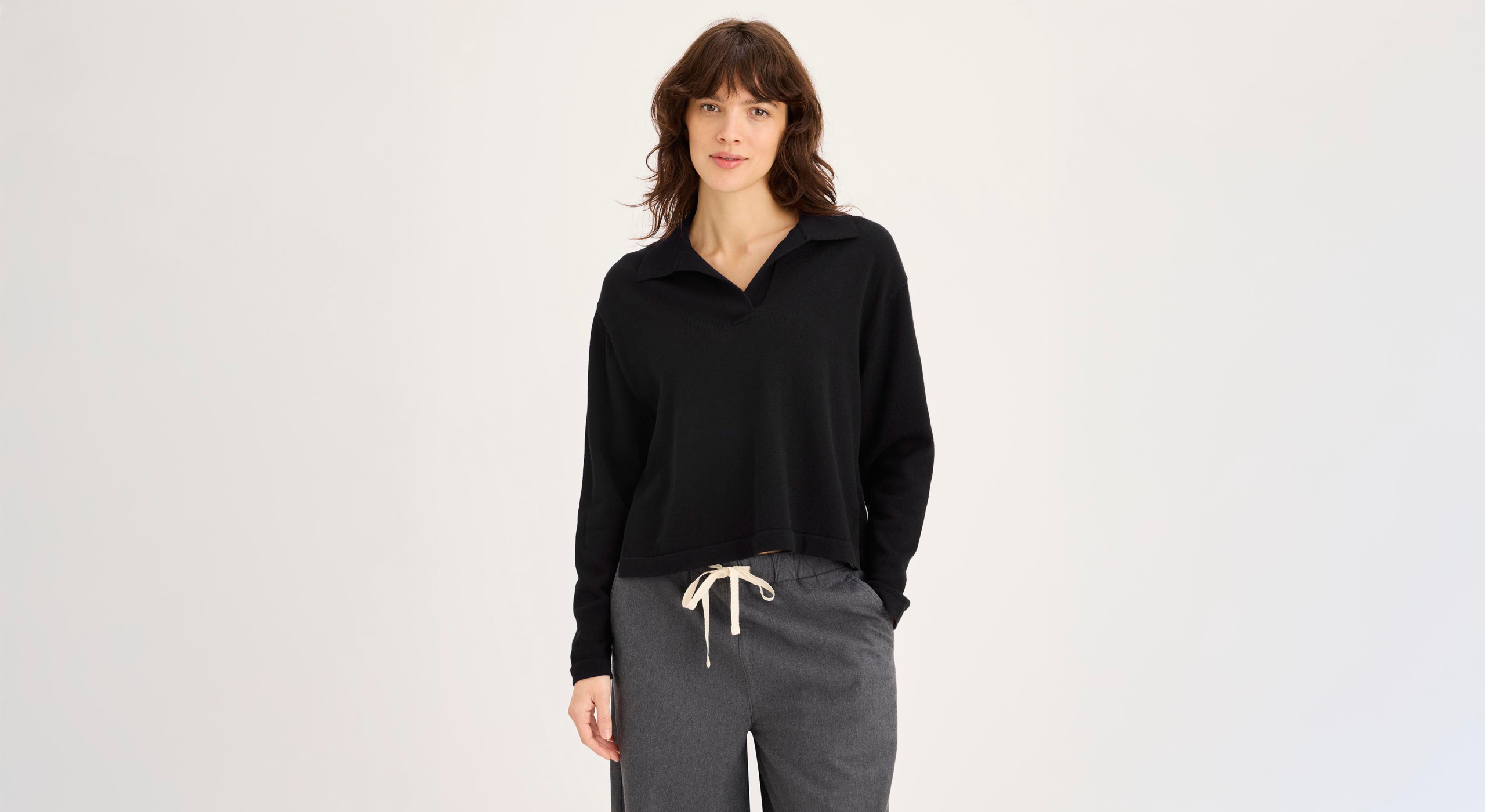 Sweater Polo, Relaxed Fit