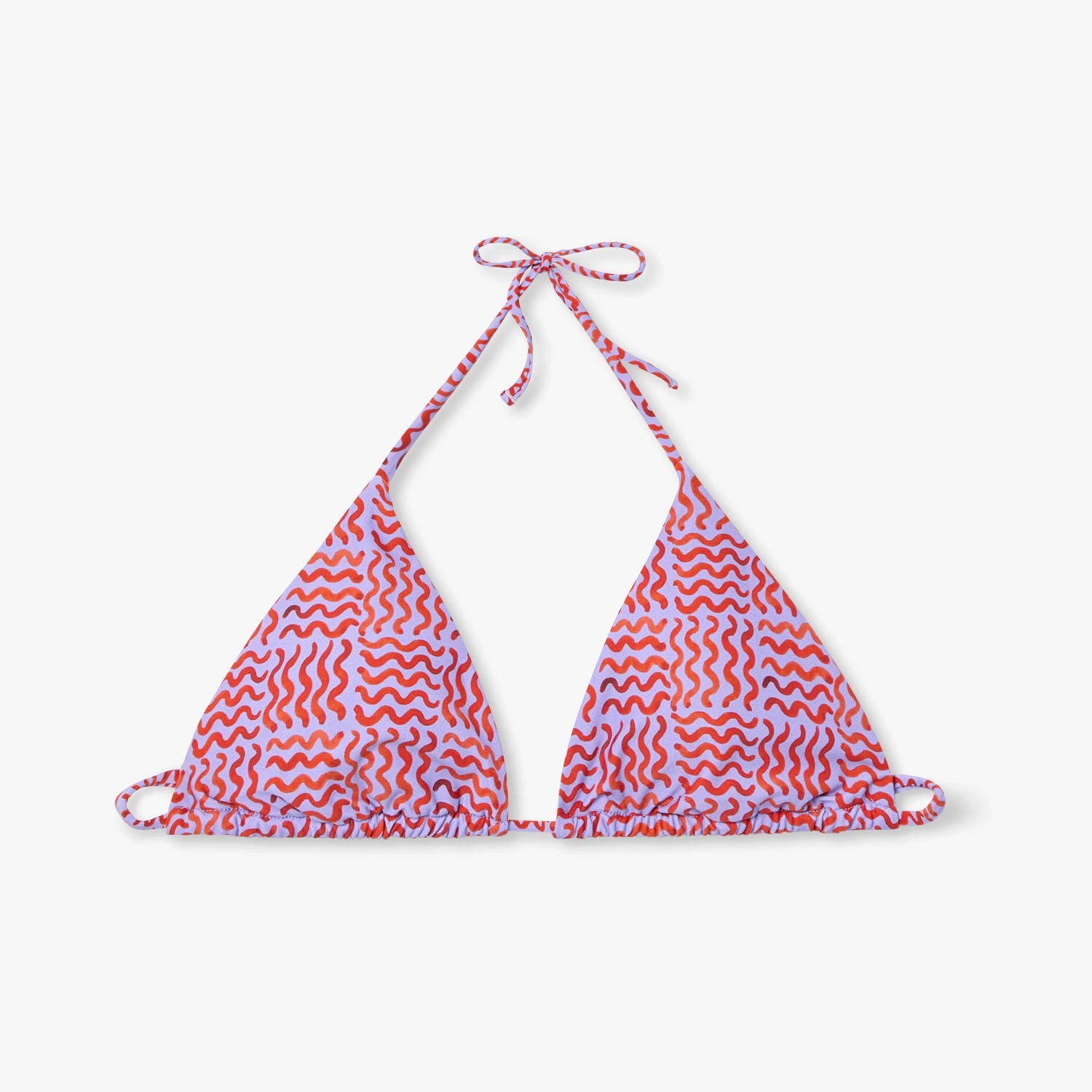 Waves Bikini Top - Violet
