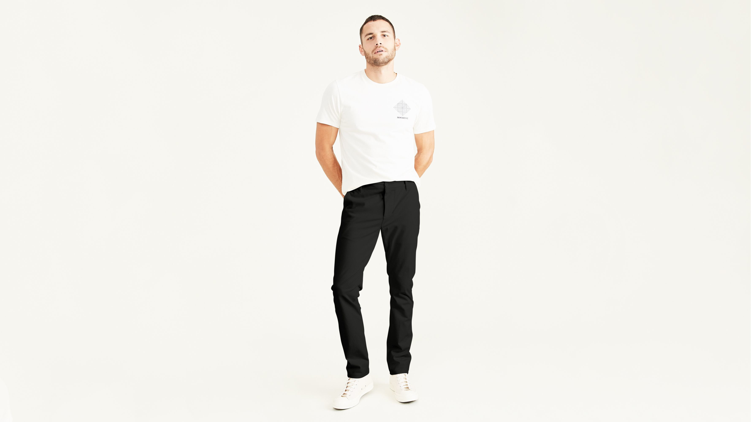 Men's Skinny Fit Supreme Flex Alpha Khaki Pants