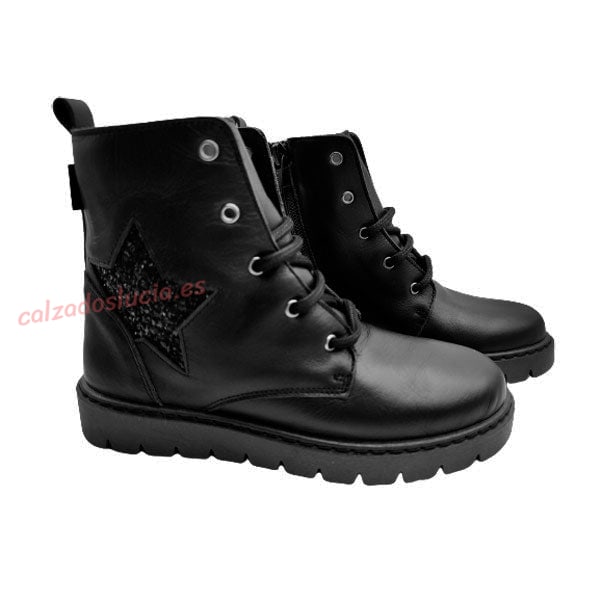 Botín Titanitos cordones y cremallera