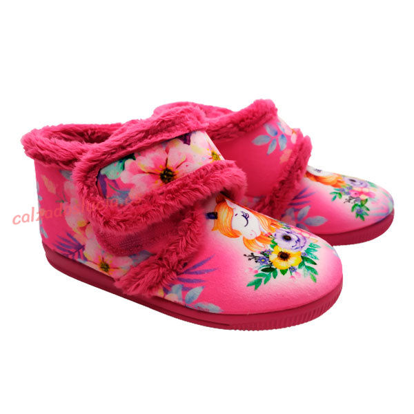 Botín de flores y unicornio de Vulca-Bicha