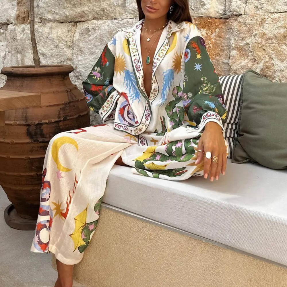 Elegante conjunto de dos piezas para mujer de Stela