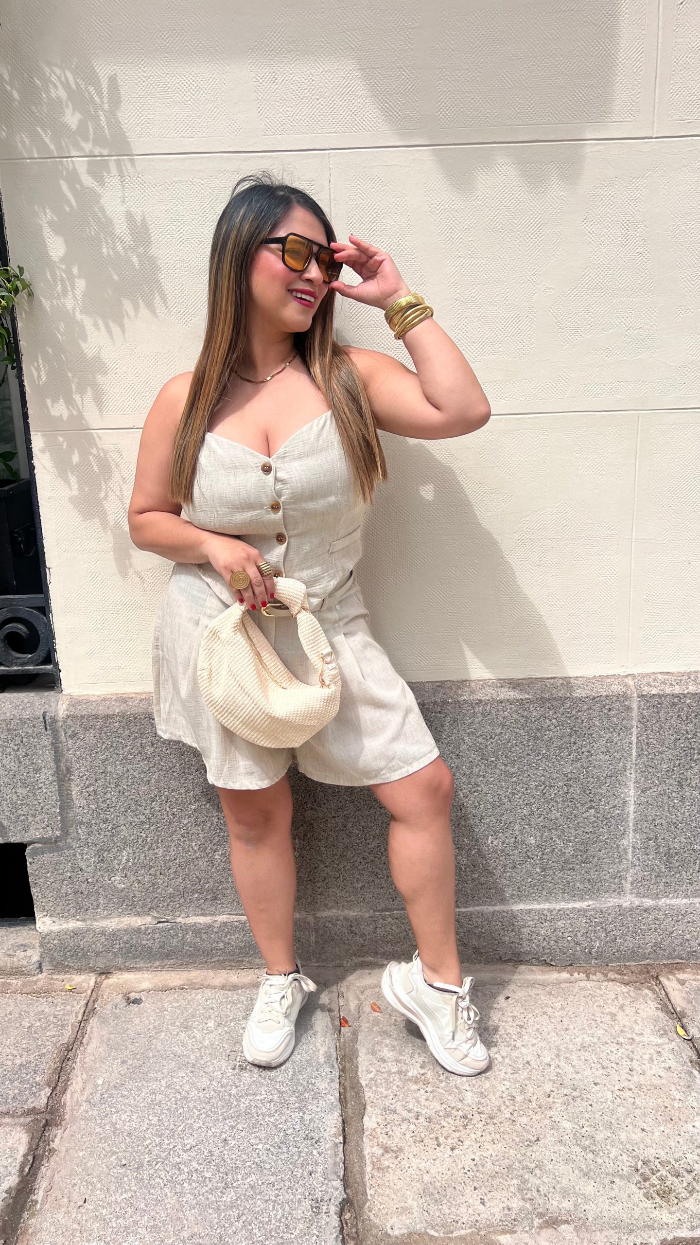 Conjunto Emma Lino Beige