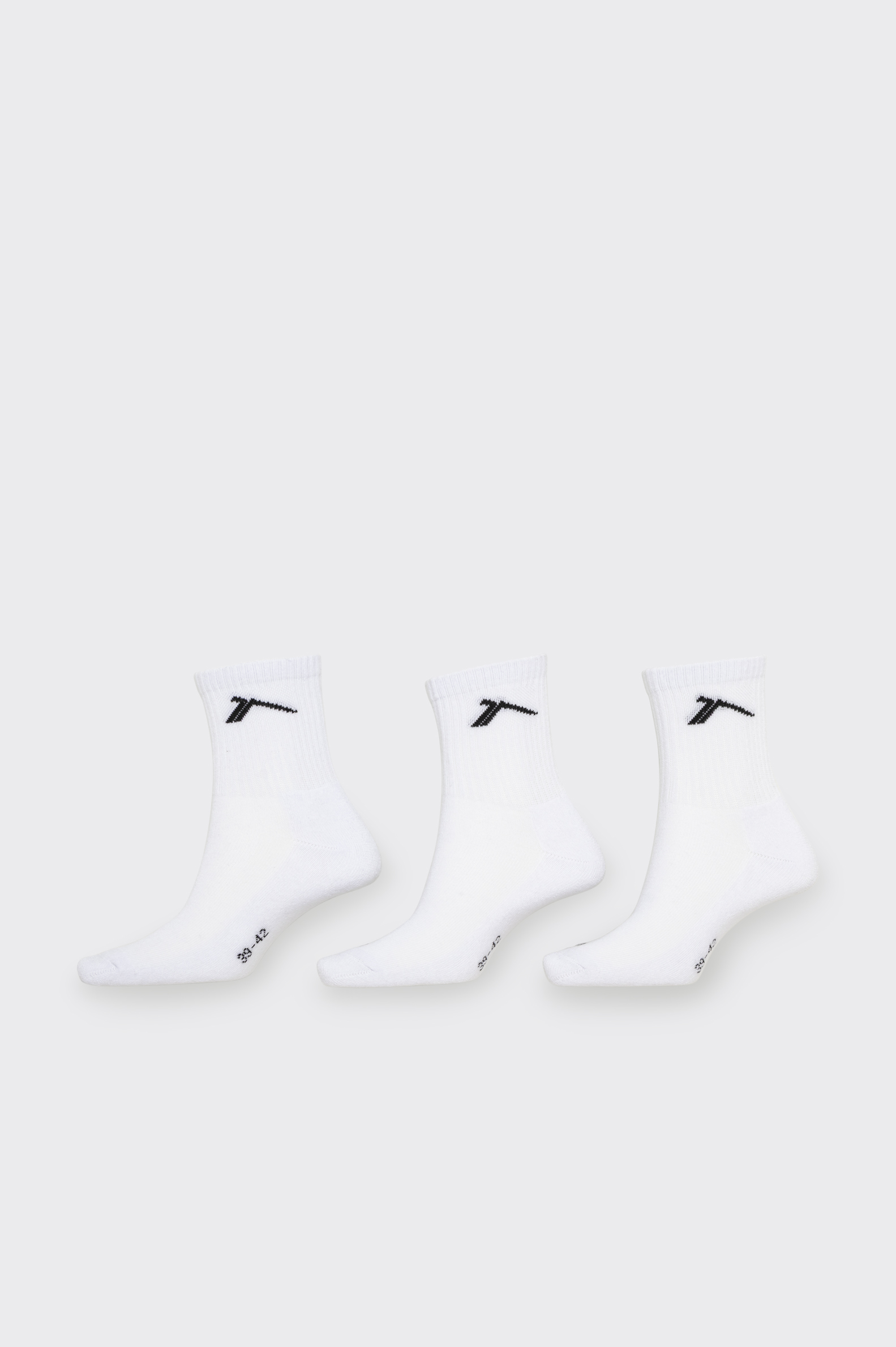 CALCETINES ESSENTIALS BASICO CREW MUJER PACK DE 3