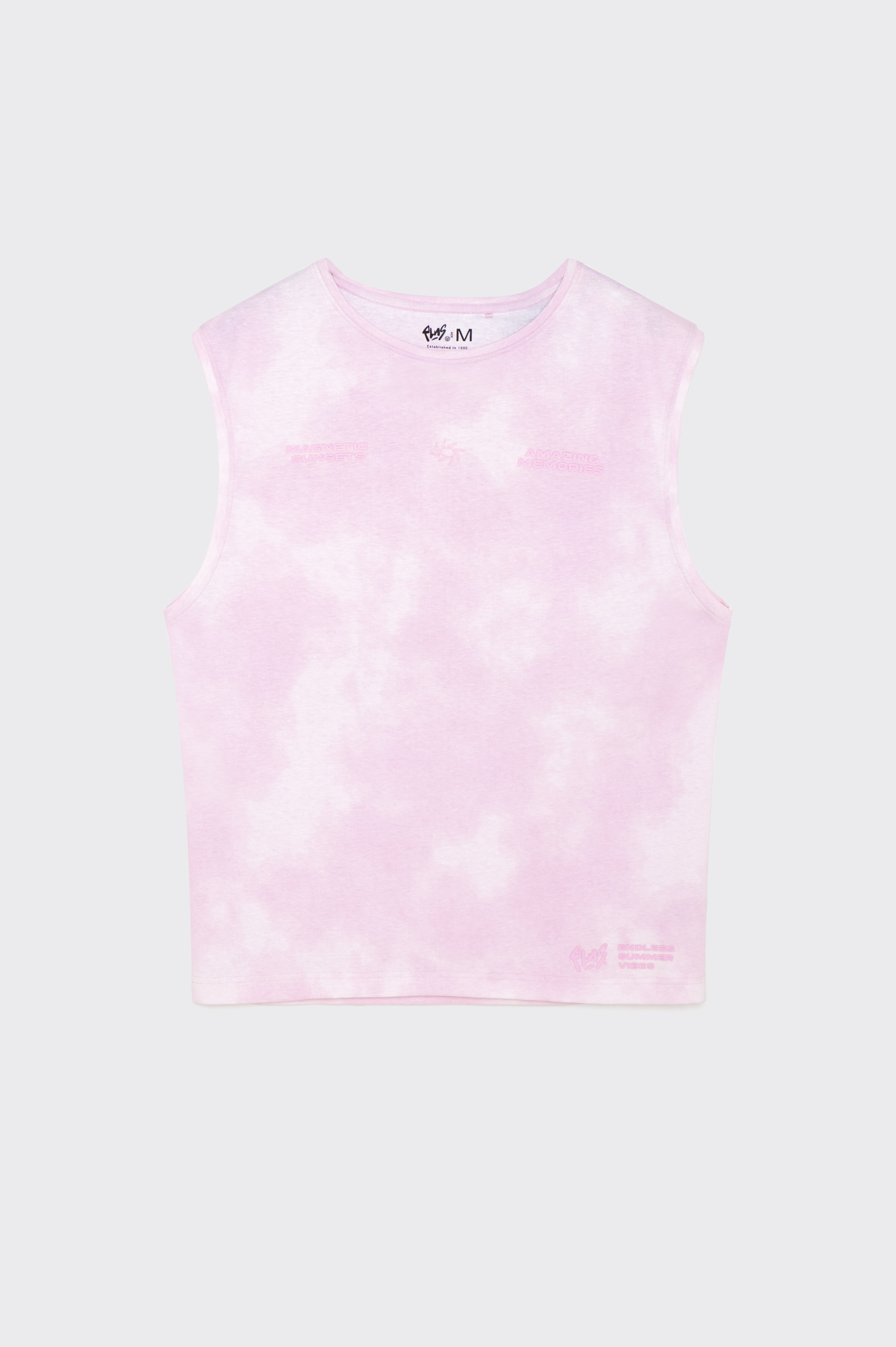 CAMISETA SIN MANGAS Polinesia TIE DYE HOMBRE