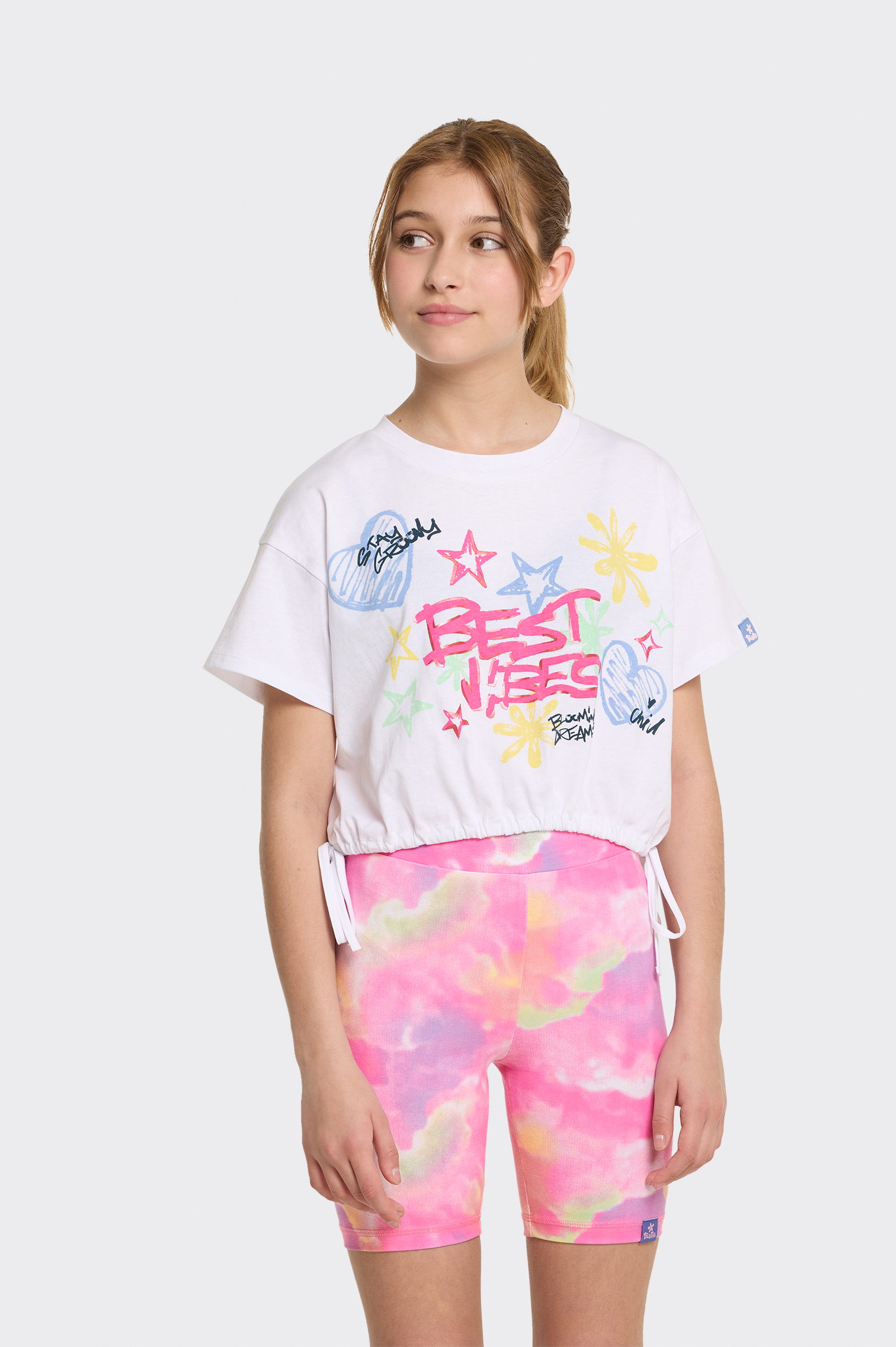 CAMISETA EXCLUSIVES Tenth FRUNCIDO NIÑA