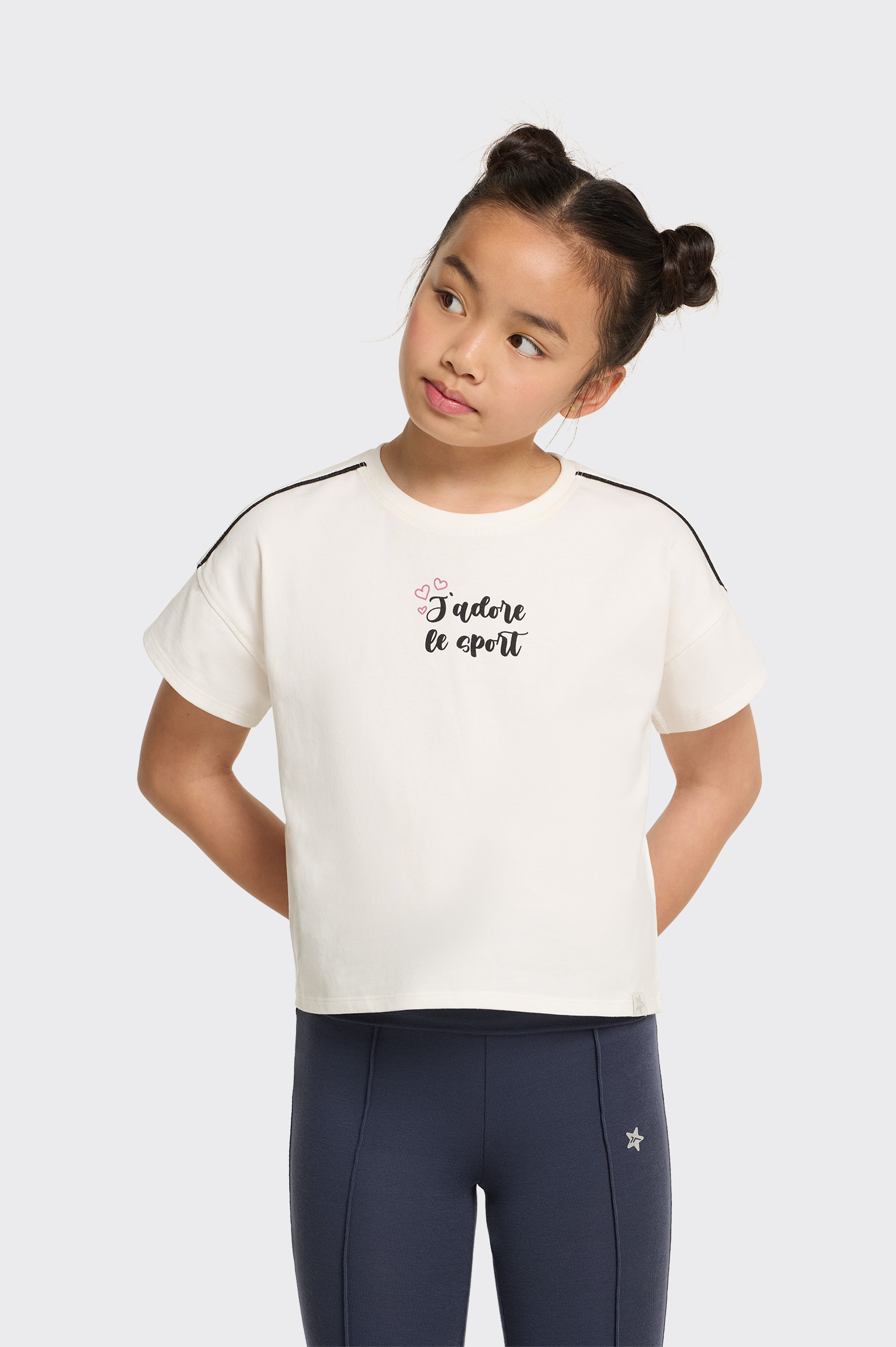 CAMISETA ESCOLAR Tenth LUREX NIÑA