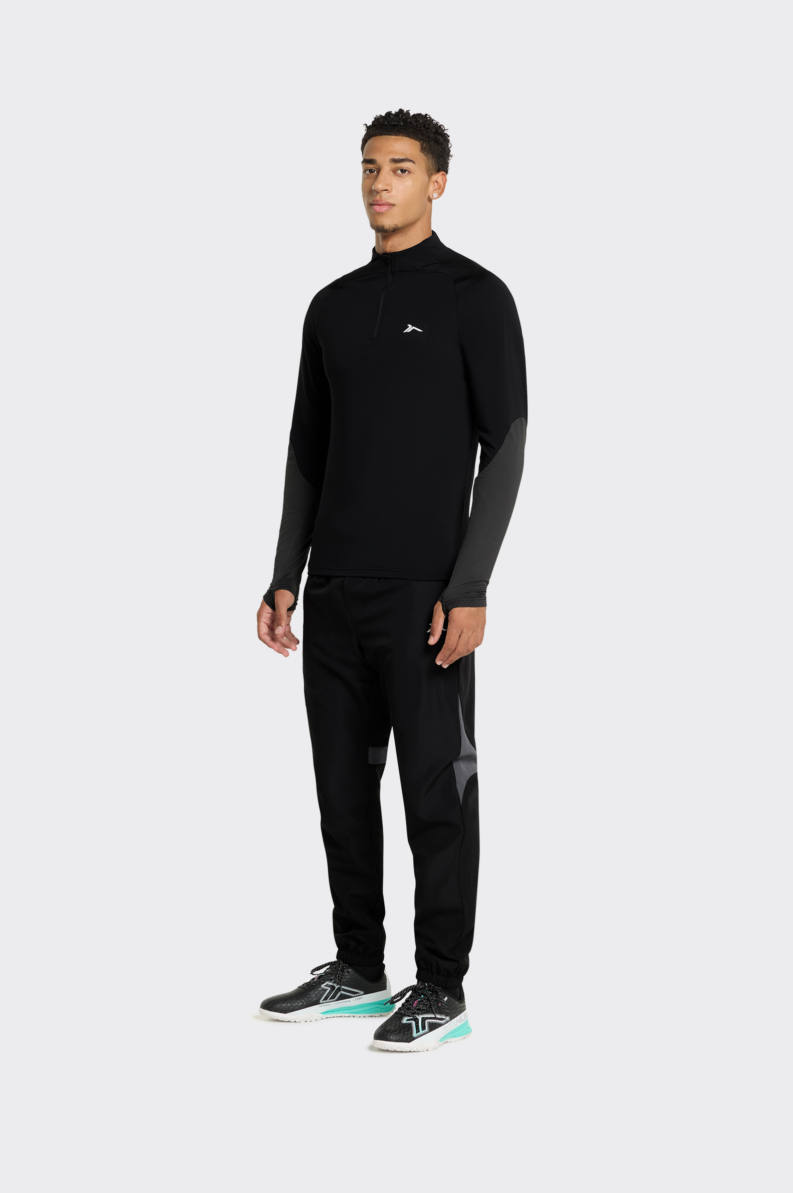 CAMISETA MANGA LARGA FÚTBOL Tenth TITANIUM HOMBRE