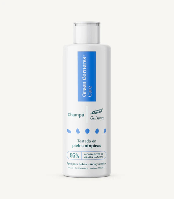 Champú de guisante para cuero cabelludo sensible - Green Cornerss