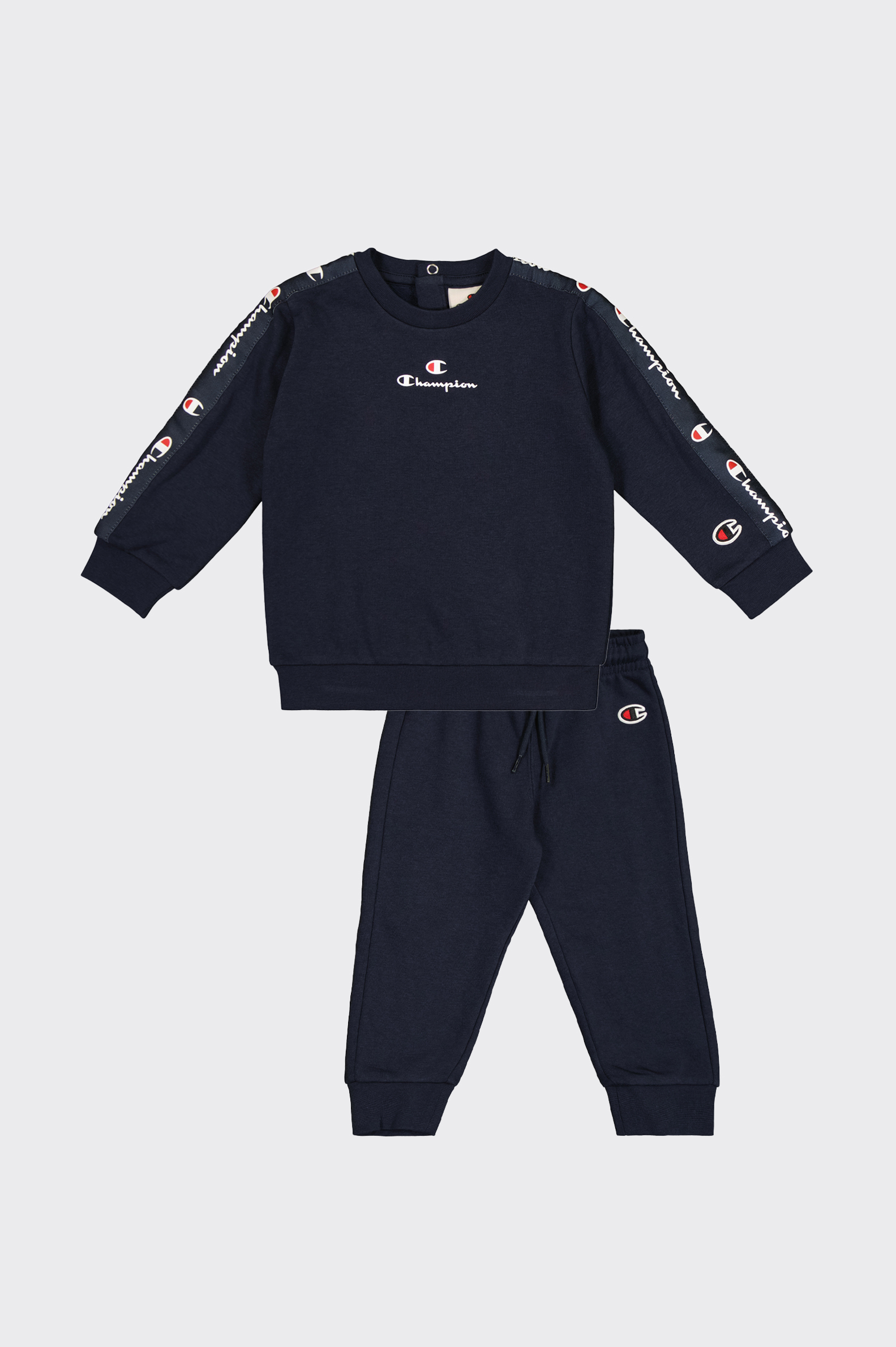 CHÁNDAL CASUAL Champion CREWNECK SUIT NAVY NIÑO