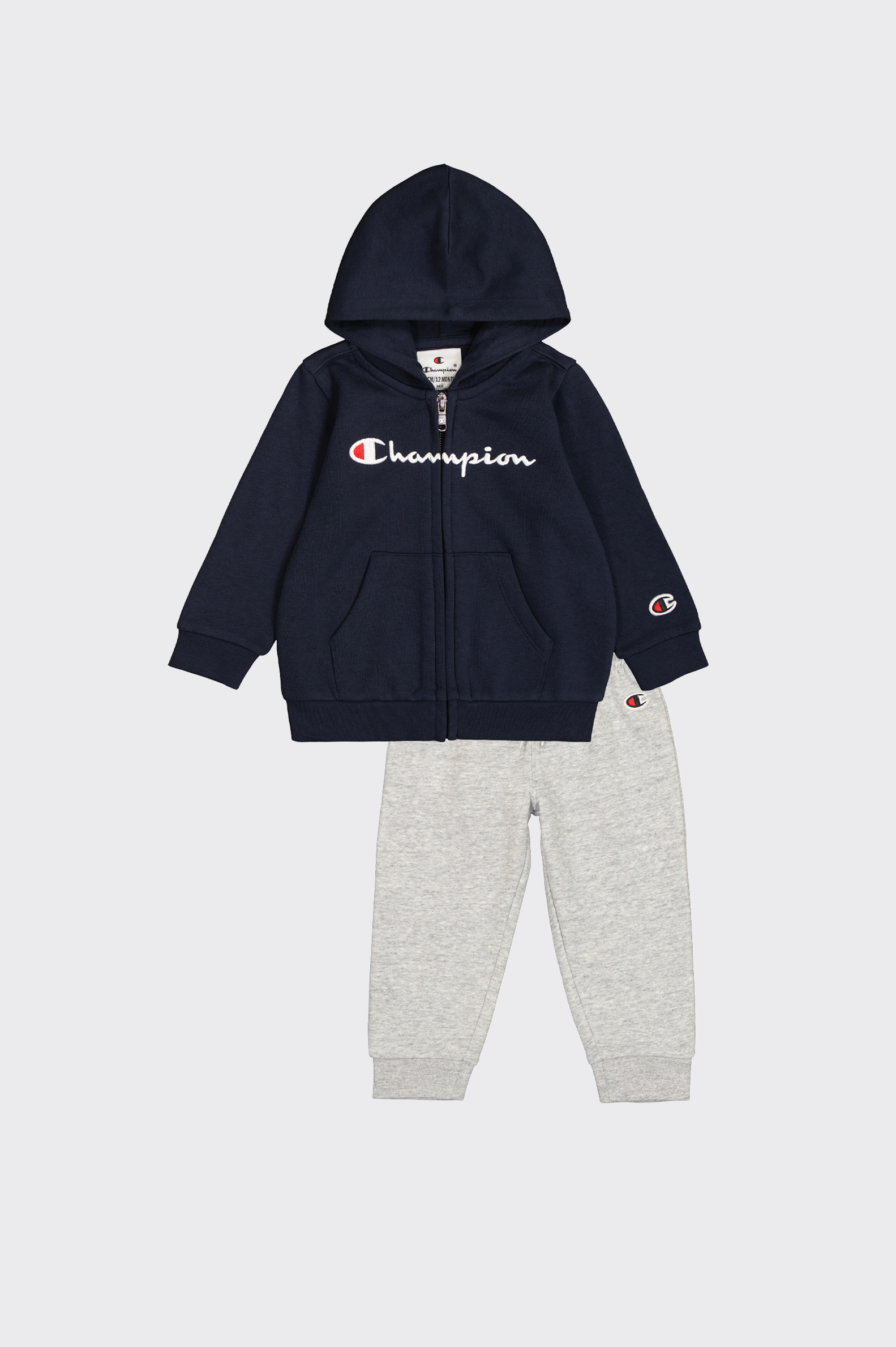 CHÁNDAL CASUAL Champion LEGACY FULL ZIP SUIT NAVY NIÑO