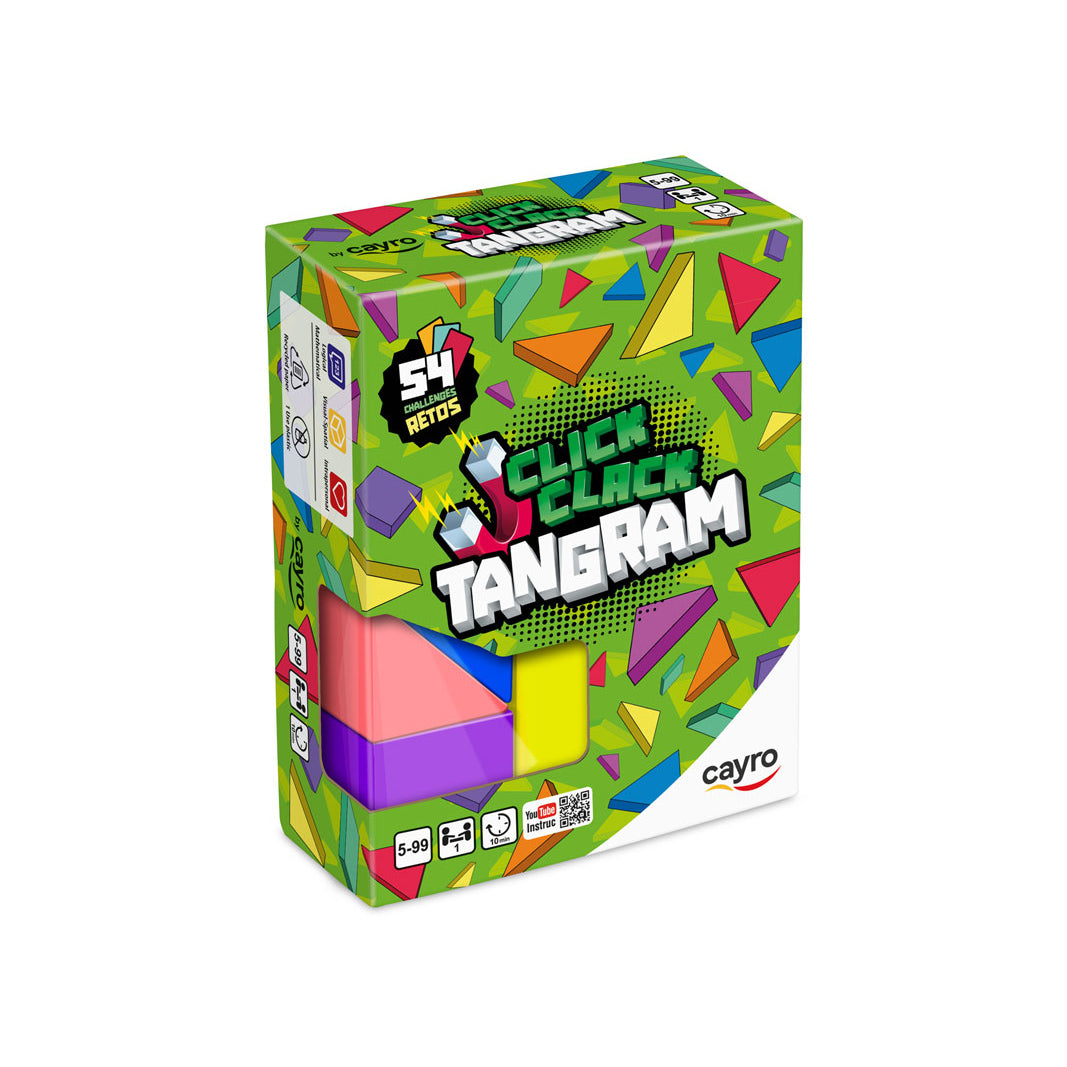 Juego de retos Click Clack Tangram - Cayro