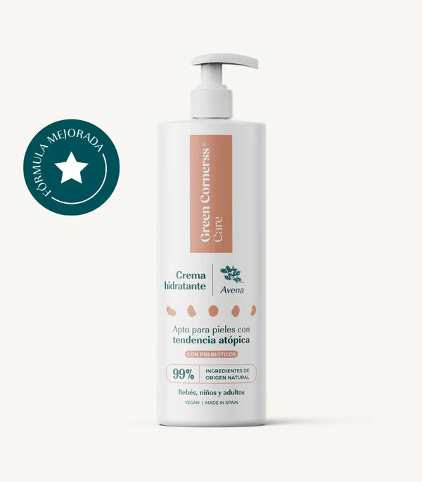 Crema hidratante de avena apta para piel atópica - Green Cornerss