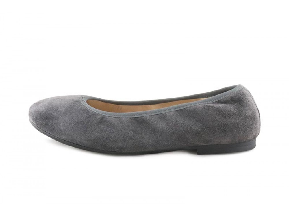 Bailarina serraje gris sin lazo Jeromin