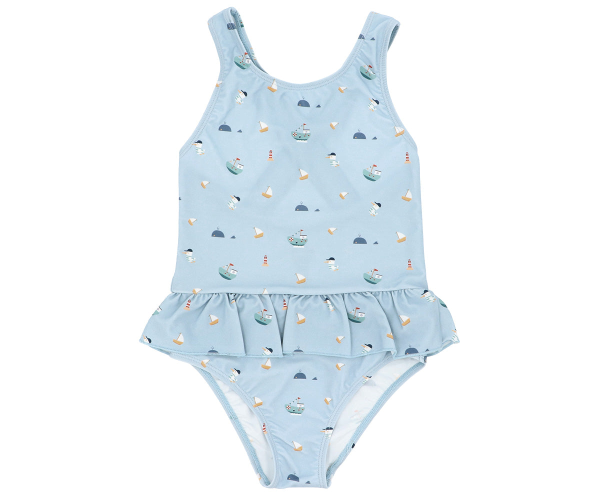 Bañador Cruzado con Volantes Fishing Boat  - Monnëka Tutete