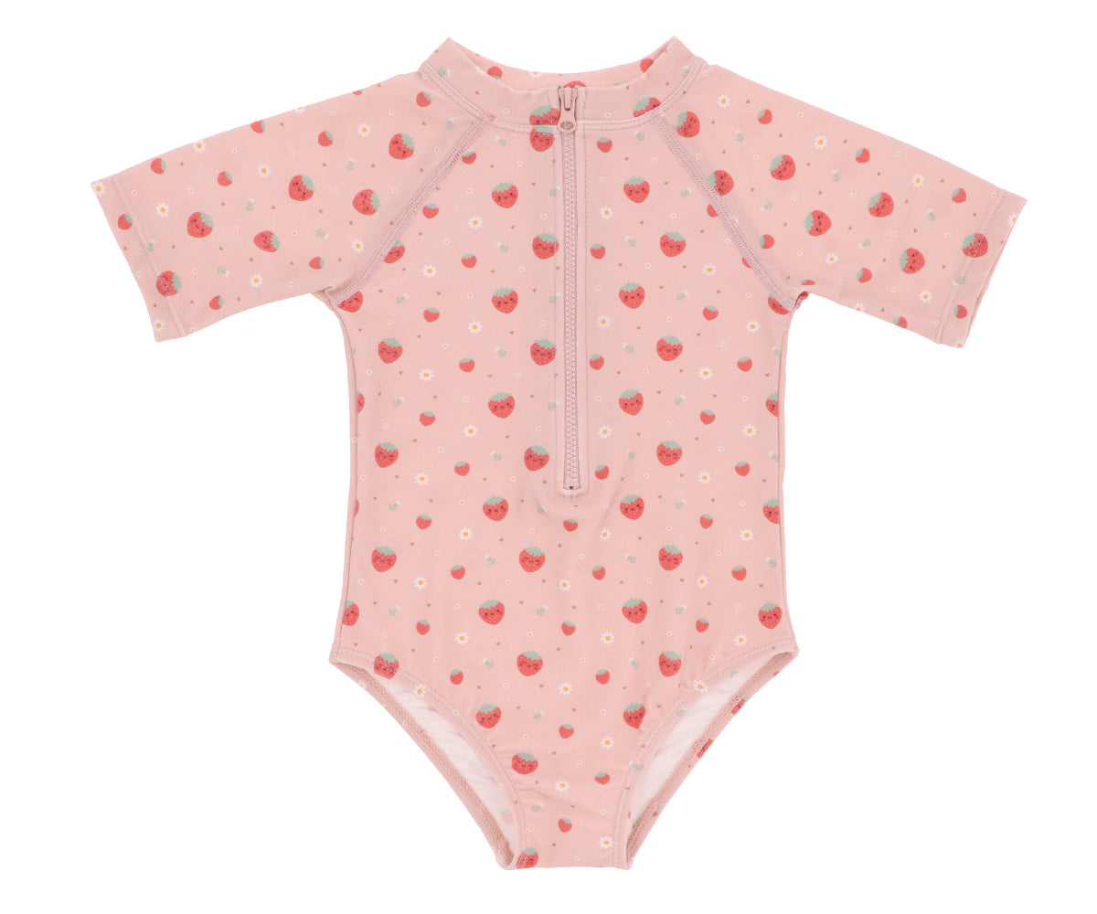 Bañador con Cremallera Strawberries - Monnëka Tutete