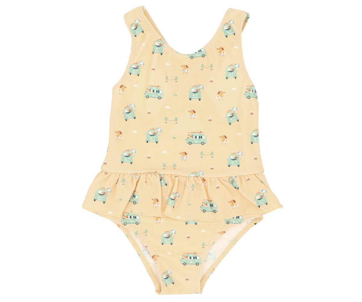 Bañador Cruzado con Volantes Surf Van - Monnëka Tutete