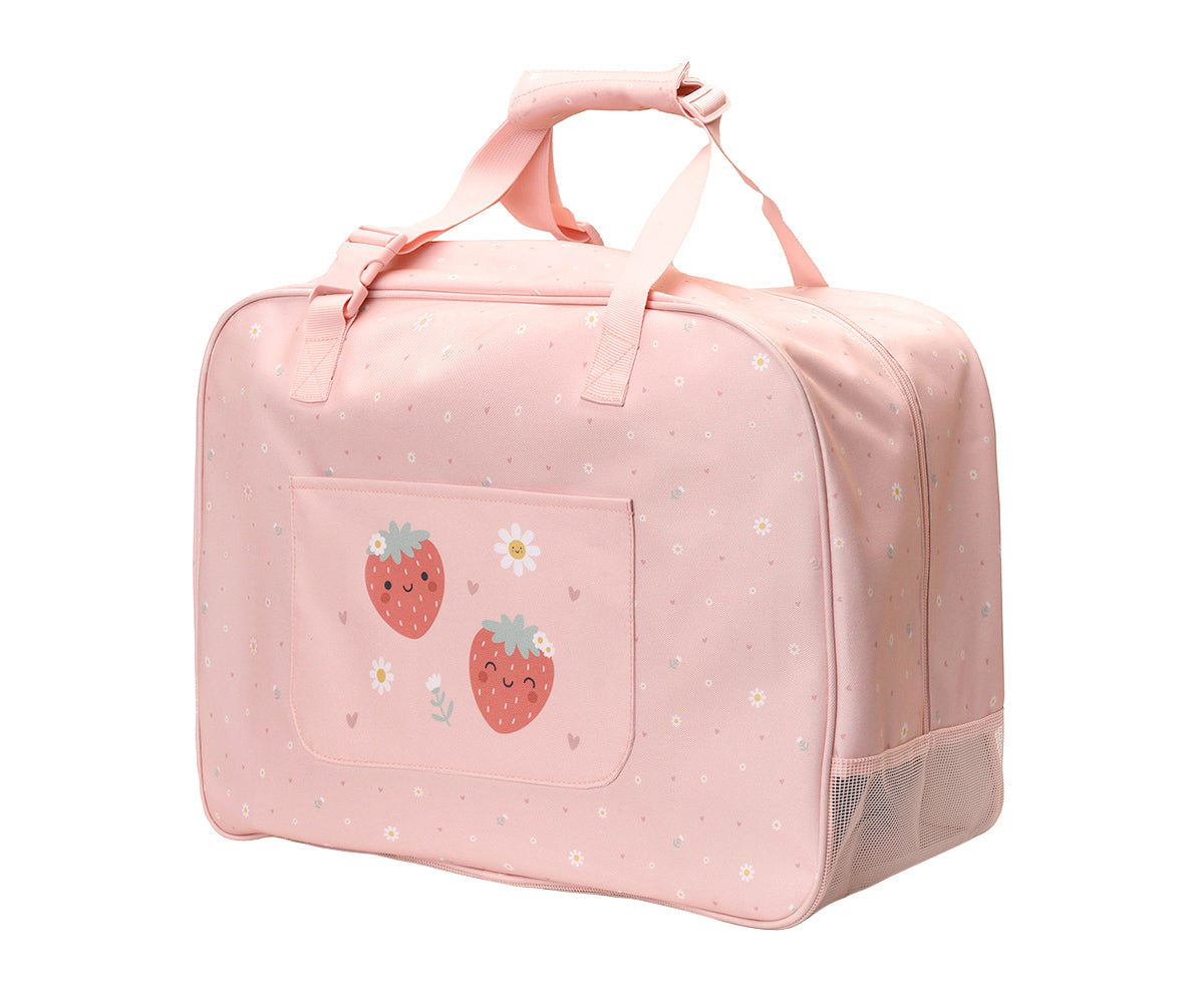 Bolso de Playa con Rejilla Strawberries - Monnëka Tutete