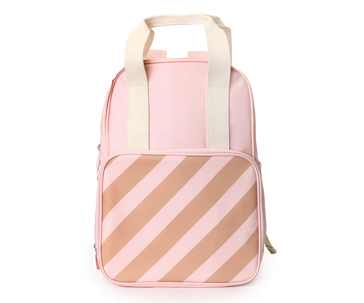 Mochila Scout Stripes Pink Monnëka - Tutete