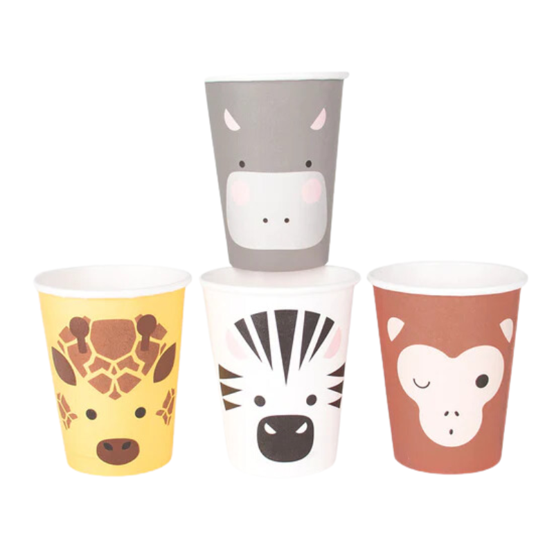 Vasos de papel Safari My Little Day