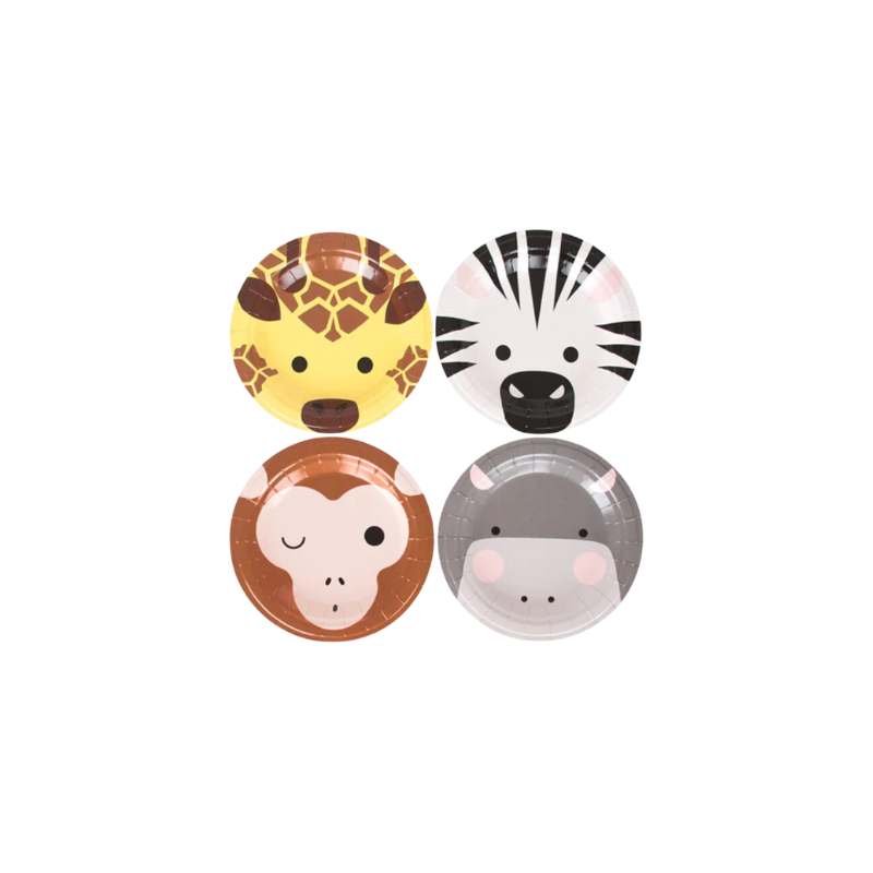 Plato de papel Safari My Little Day