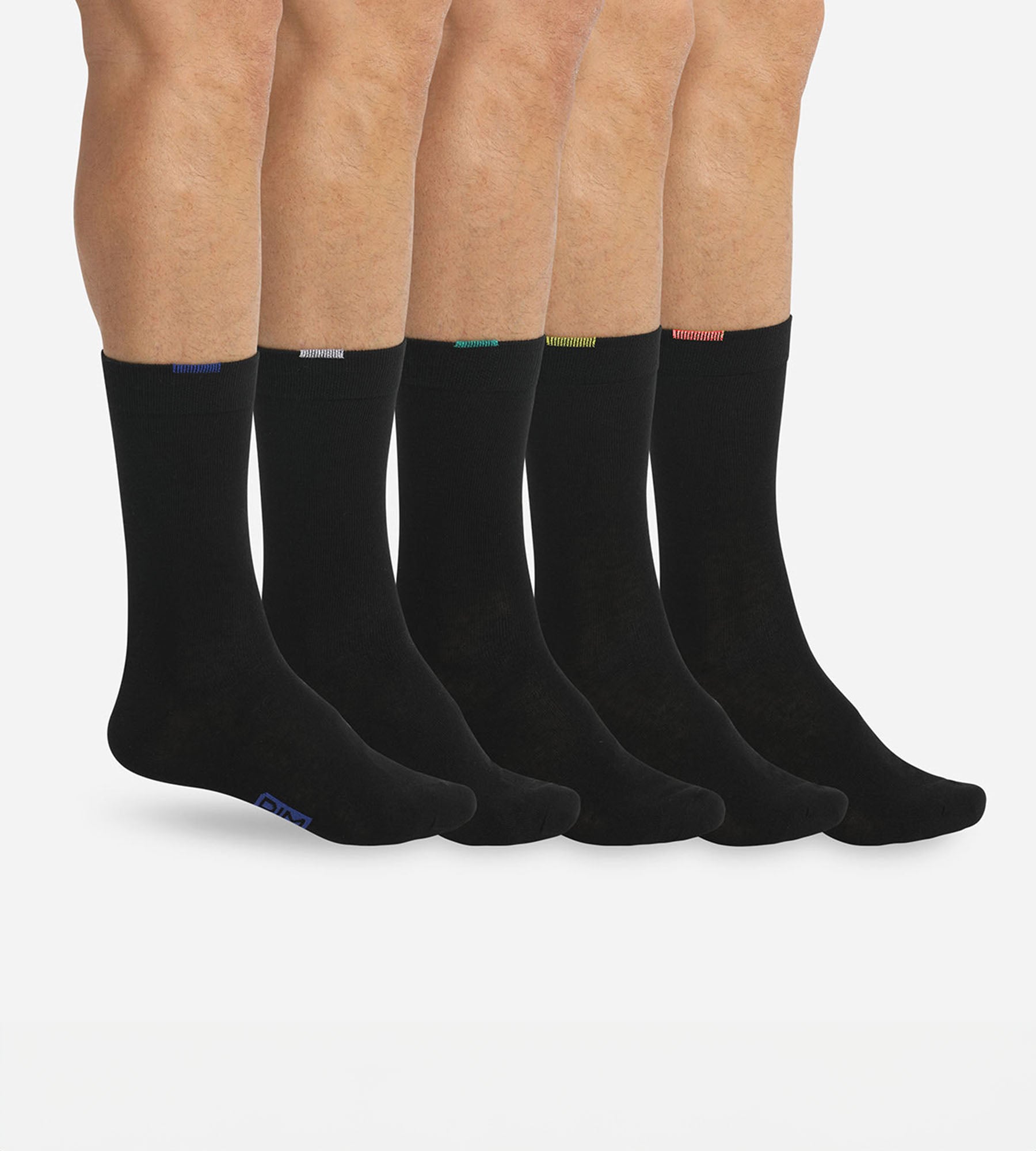 Lote de 5 pares de calcetines negros EcoDIM para hombre