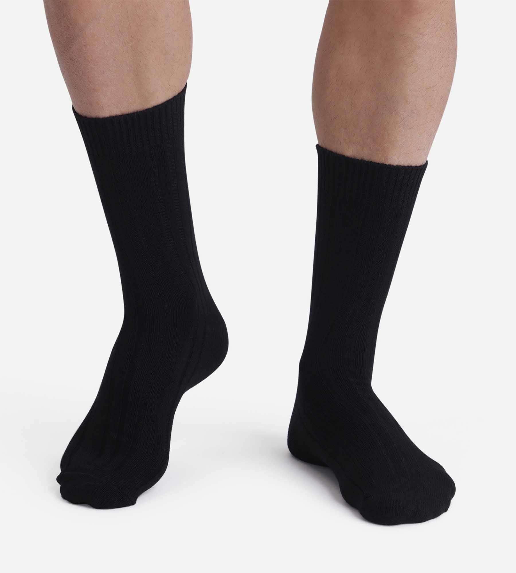 Pack de 2 pares de calcetines de hombre Black Bamboo