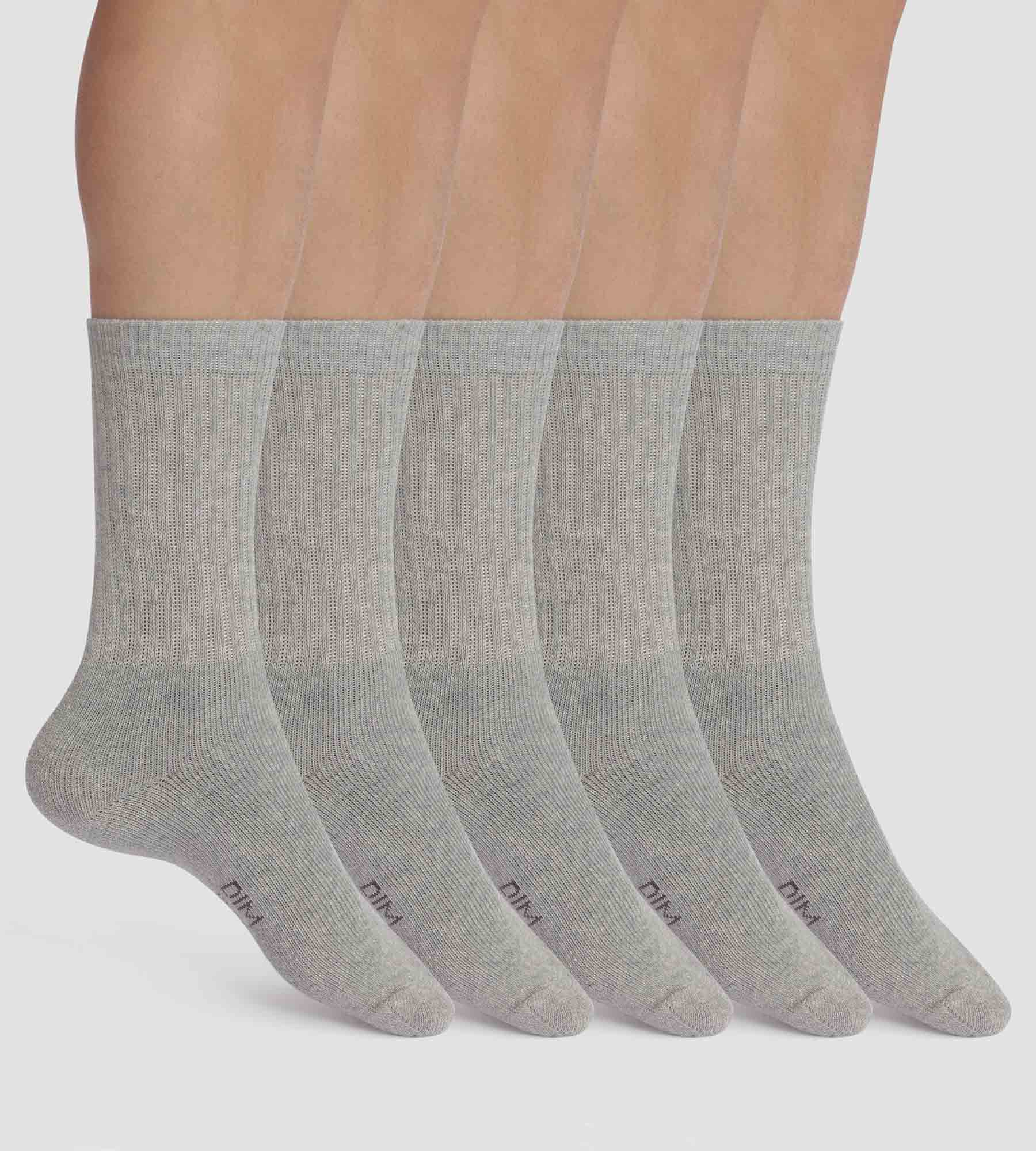 Pack of 5 pairs of EcoDim Sport grey mottled men's socks