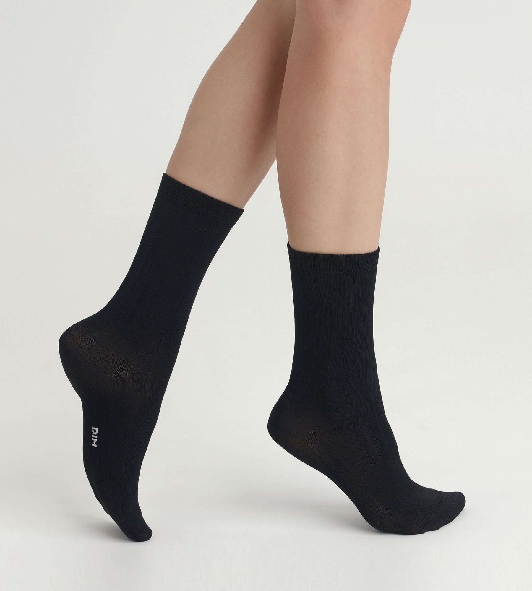 Women's socks Black satin Dim Fashion