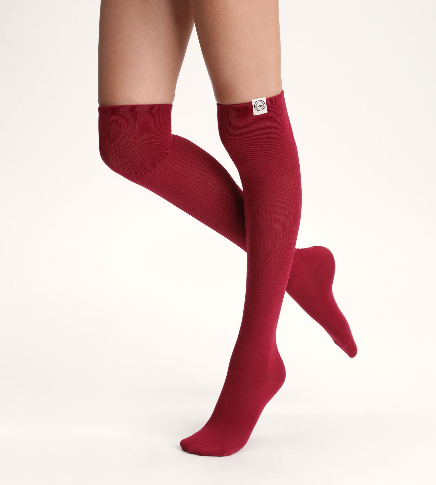 Women's high socks Red Dim x Ines de La Fressange
