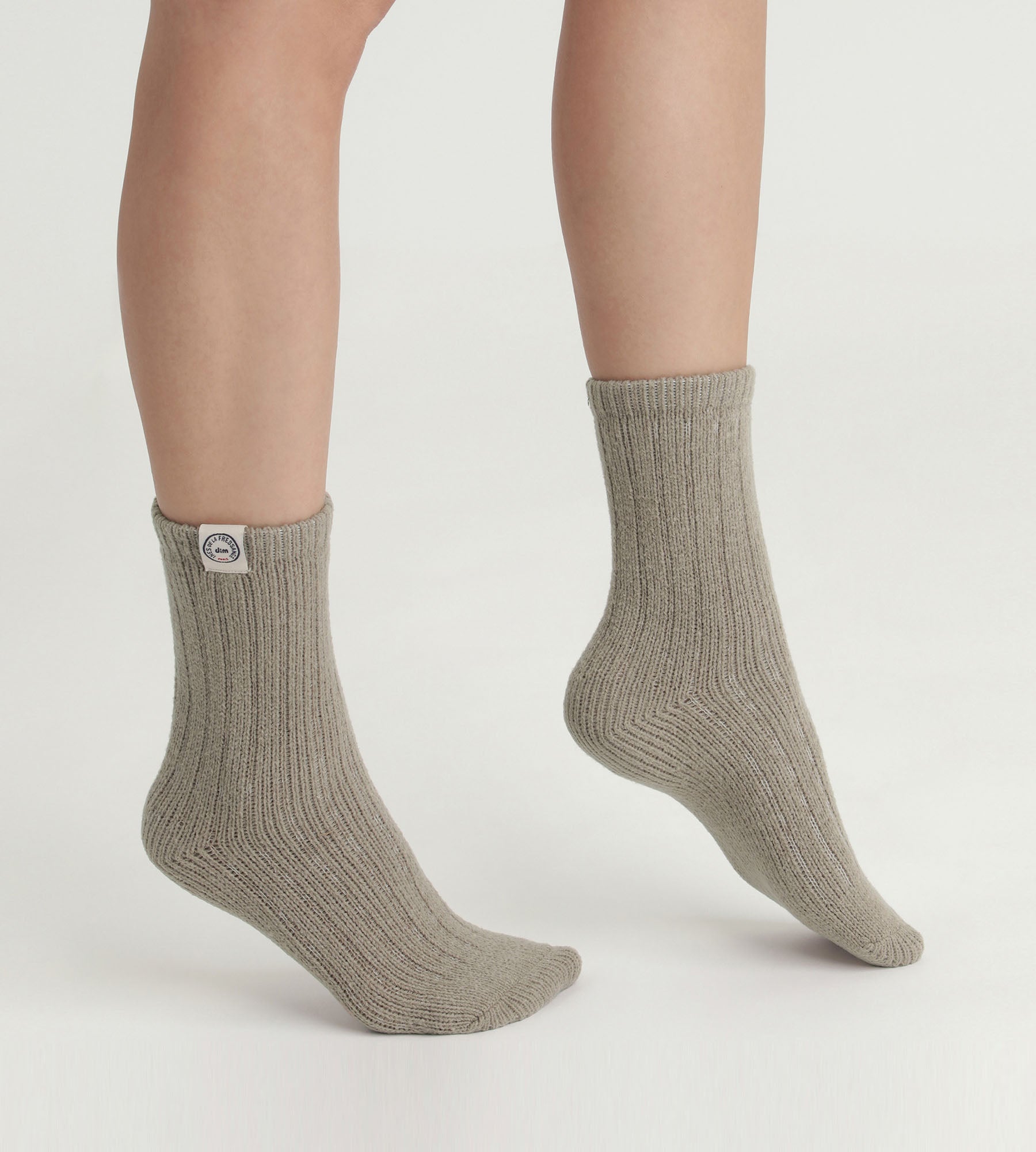Fungi ribbed women's sock Dim x Ines de La Fressange