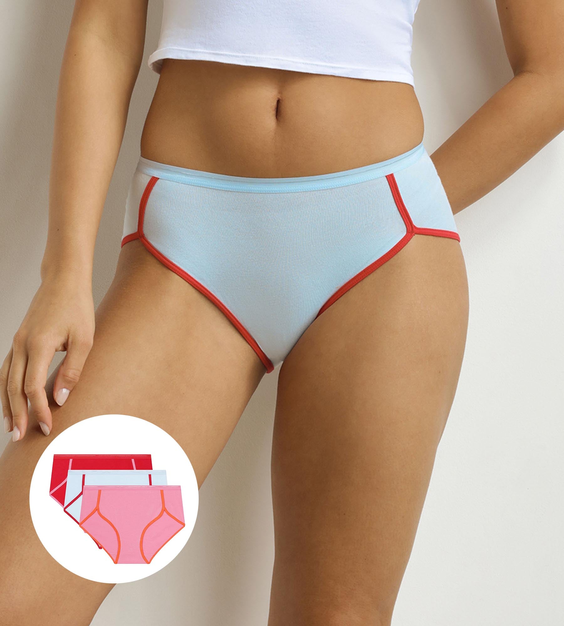 Pack of 3 Dim x Inès de La Fressange women's boxer shorts