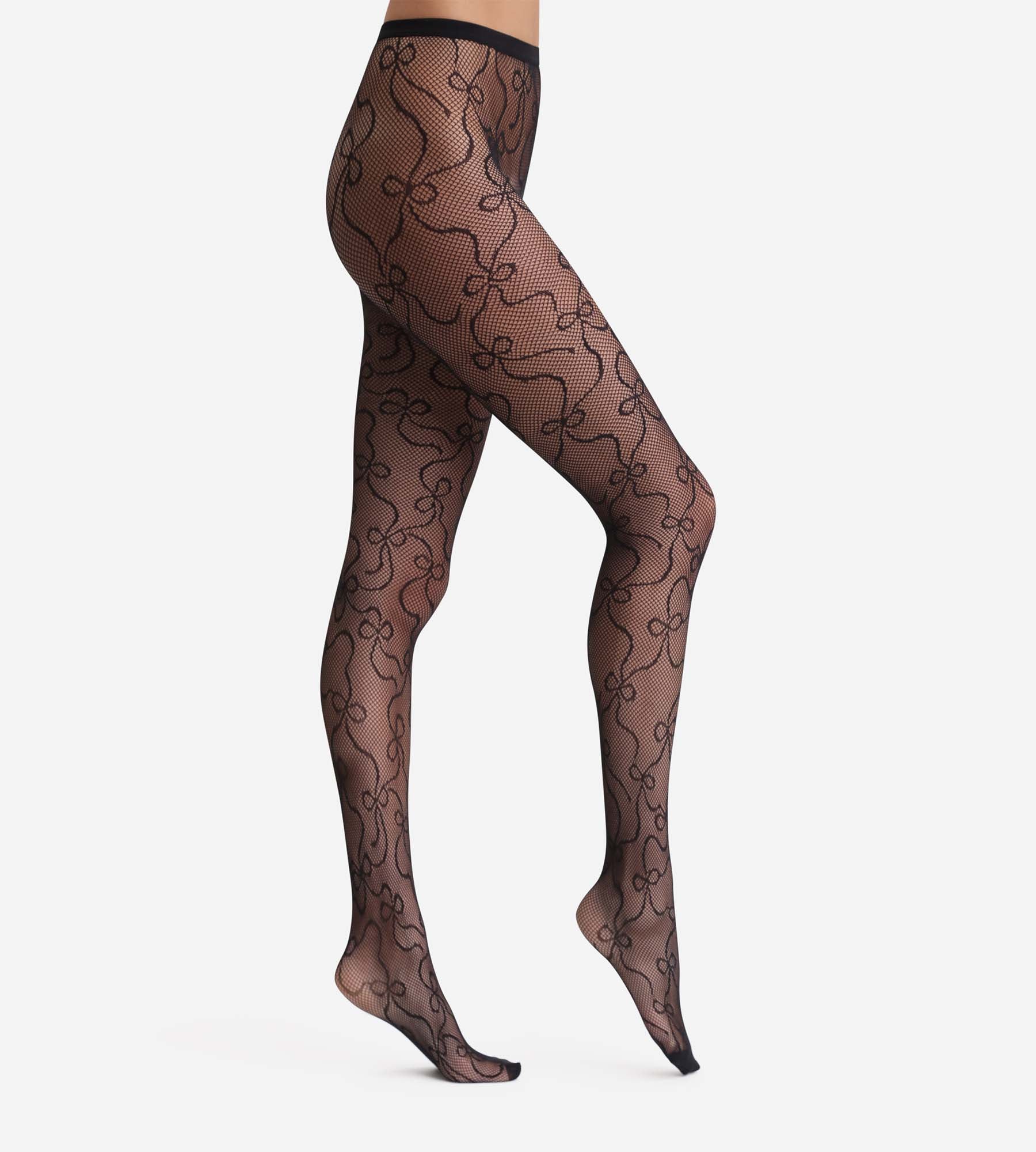 Black tights with bows Dim Style