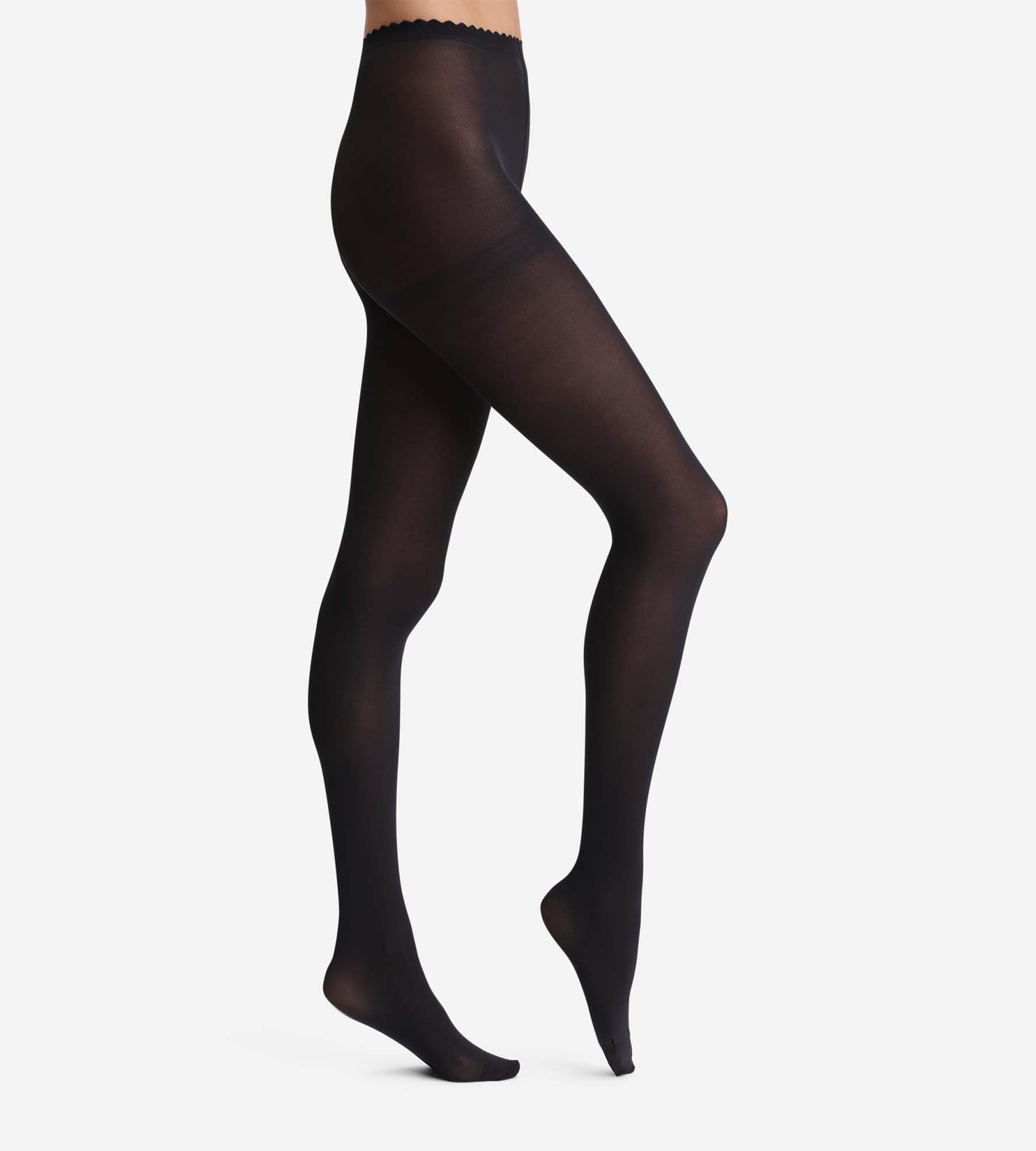 Black opaque tights 40D Body Touch Microfibre