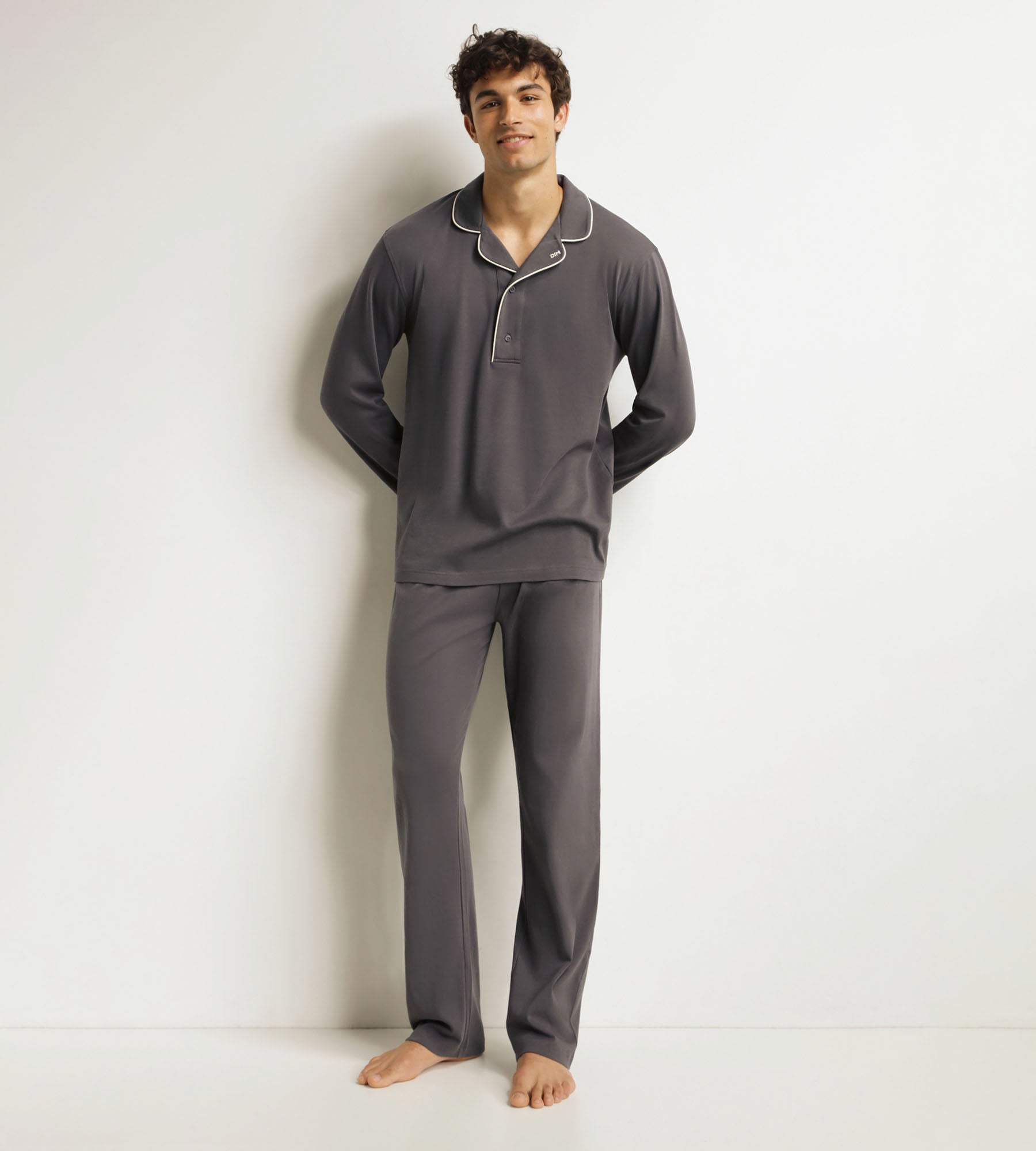 Men's grey pyjama trouser set Dim