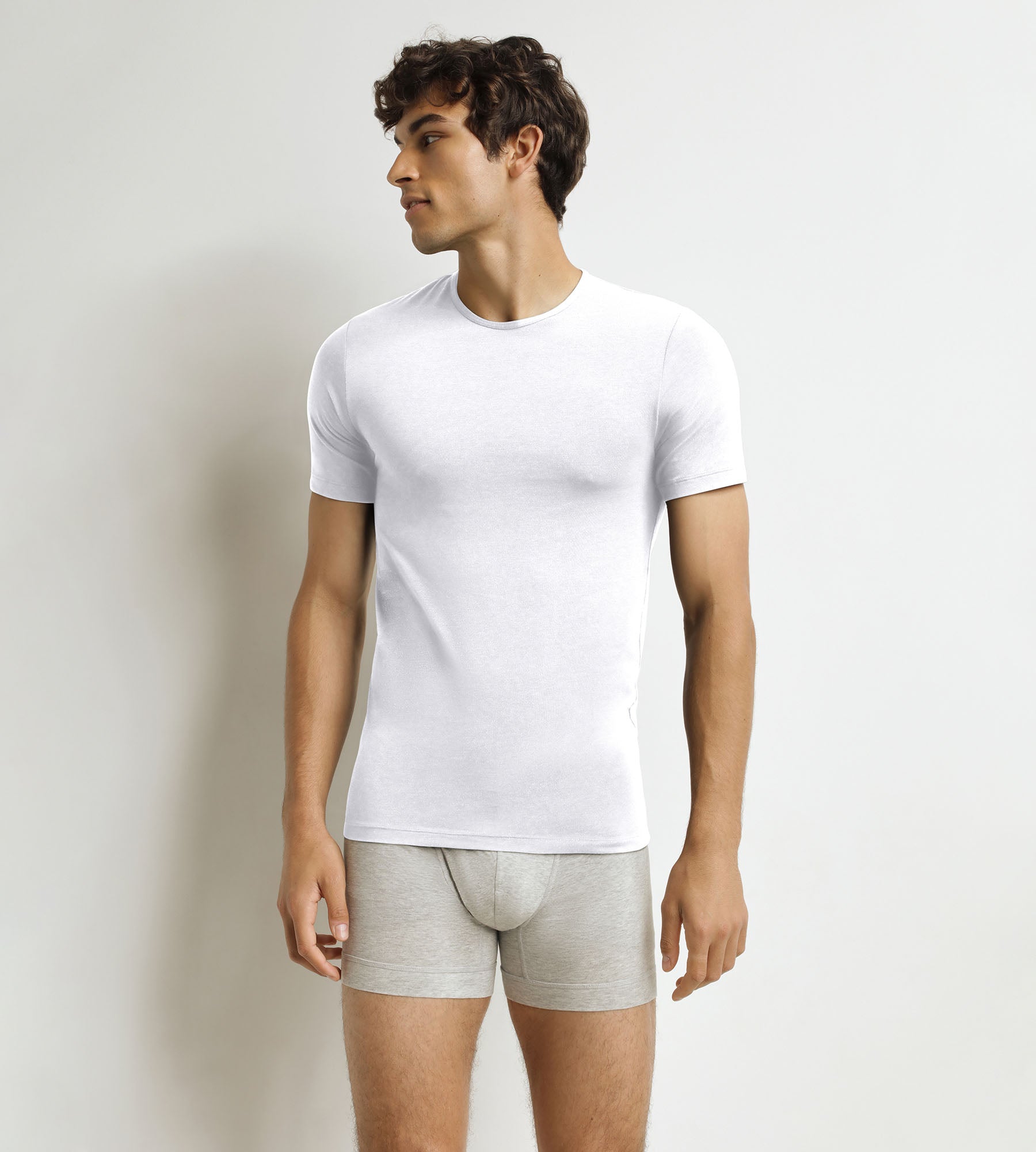 Men's short-sleeved T-shirt White Dim Thermal