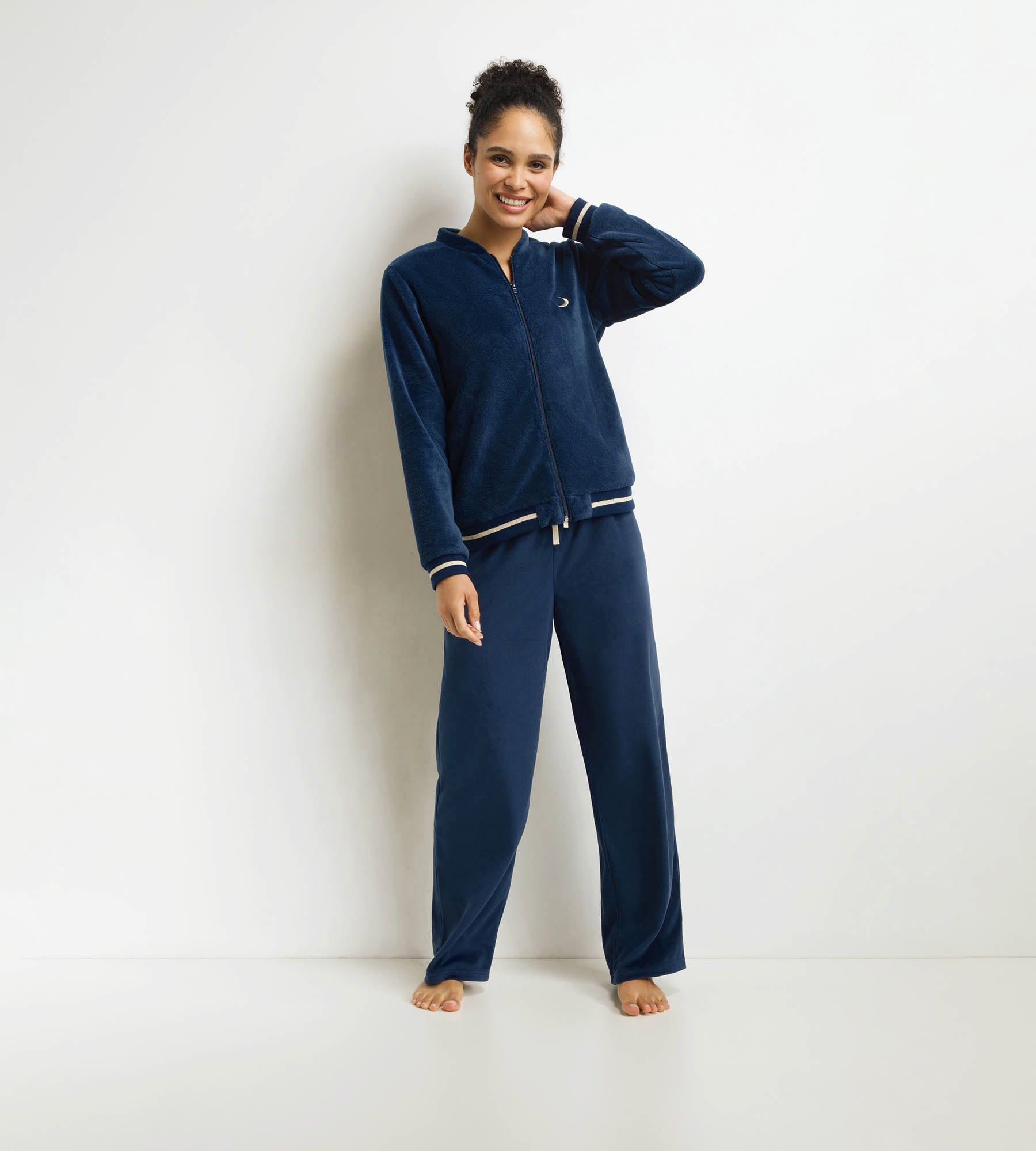 Women's pyjama trouser set Midnight Blue Dim