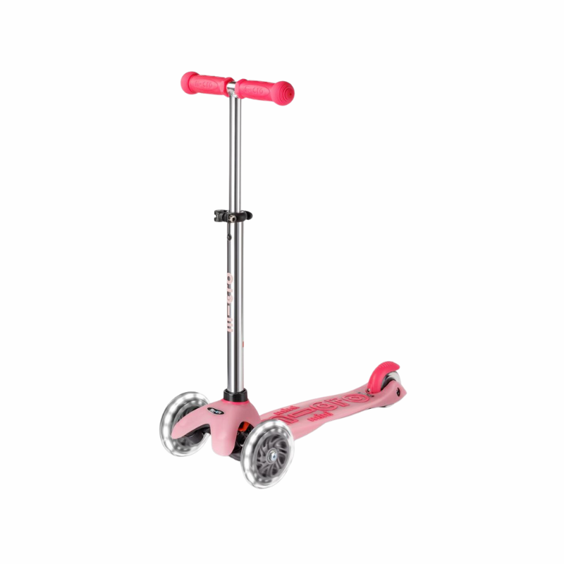 Patinete Micro mini Delux Glow Led Rosa