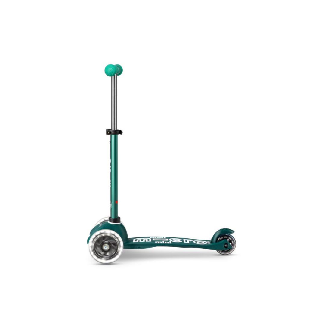 Patinete Micro mini Deluxe Eco Led Verde
