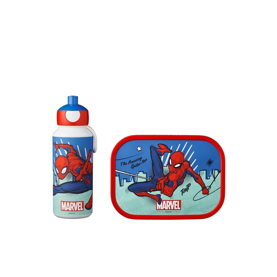 Pack Fiambrera + Botella Mepal Spiderman