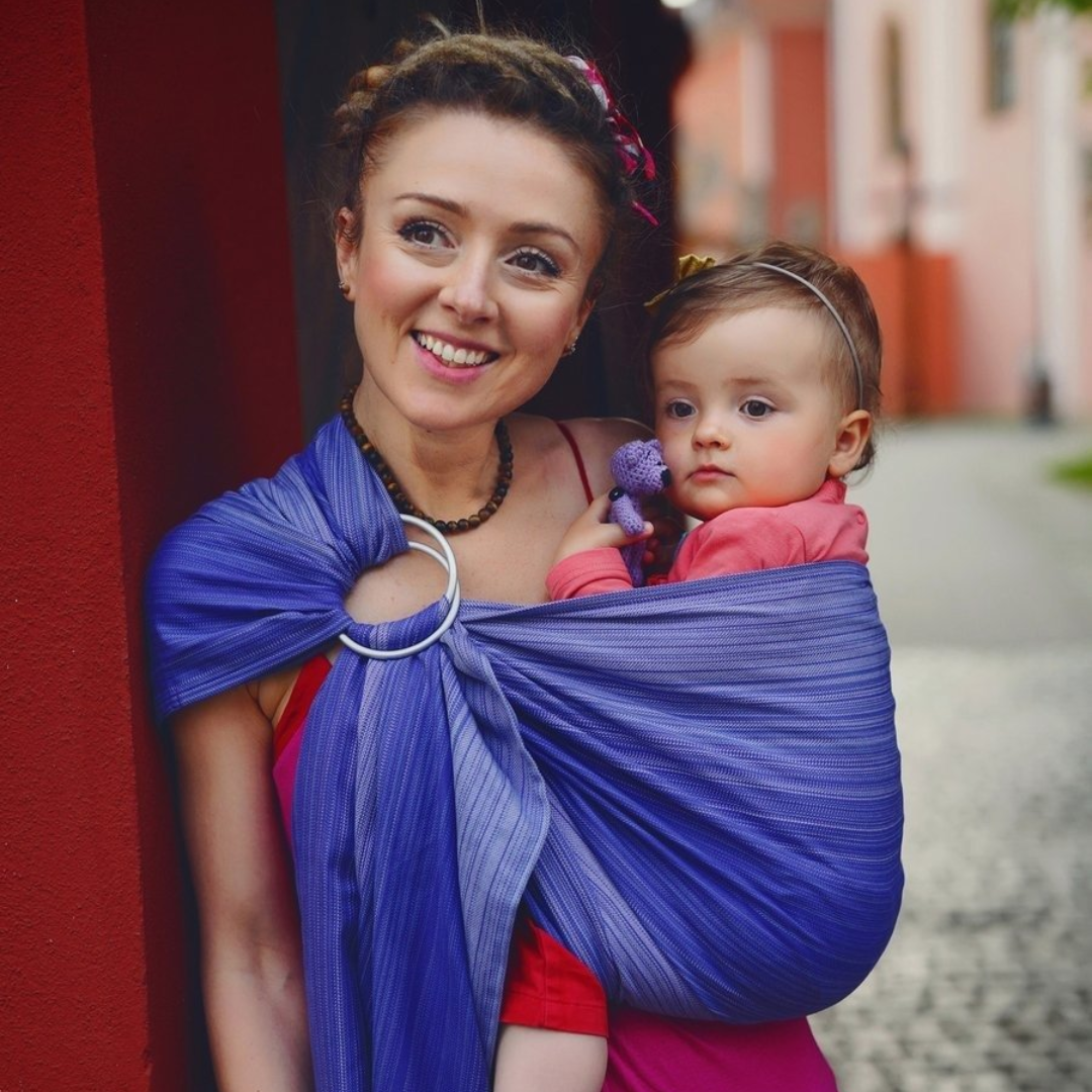 Bandolera de Sarga Cruzada Little Frog Ametrine